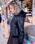 Bombers noir cuir véritable - 𝐌𝐚𝐫𝐢𝐧𝐚𝟒𝟒𝐟𝐚𝐦𝐢𝐥𝐲