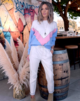 Pull vintage bleu ciel - 𝐌𝐚𝐫𝐢𝐧𝐚𝟒𝟒𝐟𝐚𝐦𝐢𝐥𝐲