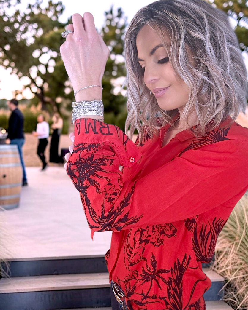 Chemise rock rouge vif - 𝐌𝐚𝐫𝐢𝐧𝐚𝟒𝟒𝐟𝐚𝐦𝐢𝐥𝐲