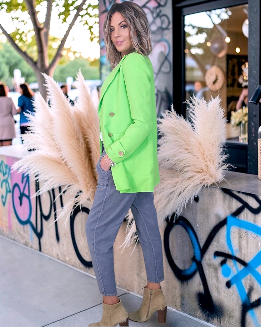 Blazer vert fluo - 𝐌𝐚𝐫𝐢𝐧𝐚𝟒𝟒𝐟𝐚𝐦𝐢𝐥𝐲