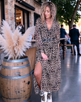 Robe 7/8è  imprimé léopard - 𝐌𝐚𝐫𝐢𝐧𝐚𝟒𝟒𝐟𝐚𝐦𝐢𝐥𝐲