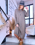 Robe longue à maille douce et chaude - 𝐌𝐚𝐫𝐢𝐧𝐚𝟒𝟒𝐟𝐚𝐦𝐢𝐥𝐲