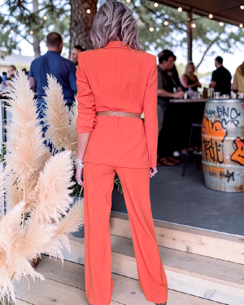 Veste chic orange - 𝐌𝐚𝐫𝐢𝐧𝐚𝟒𝟒𝐟𝐚𝐦𝐢𝐥𝐲