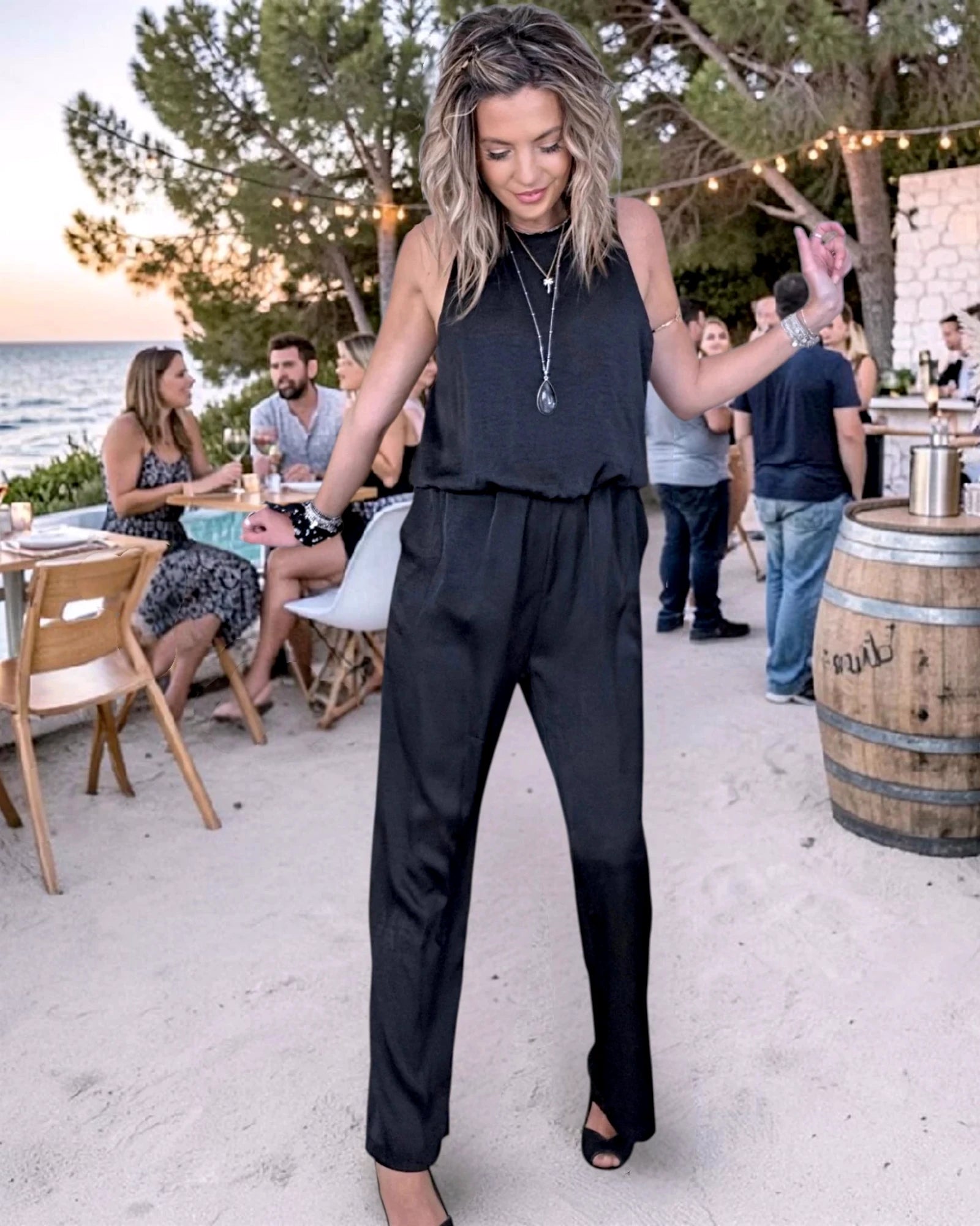 Combinaison chic noire - 𝐌𝐚𝐫𝐢𝐧𝐚𝟒𝟒𝐟𝐚𝐦𝐢𝐥𝐲