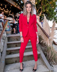 Ensemble veste & pantalon red - 𝐌𝐚𝐫𝐢𝐧𝐚𝟒𝟒𝐟𝐚𝐦𝐢𝐥𝐲