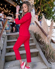 Ensemble veste & pantalon red - 𝐌𝐚𝐫𝐢𝐧𝐚𝟒𝟒𝐟𝐚𝐦𝐢𝐥𝐲
