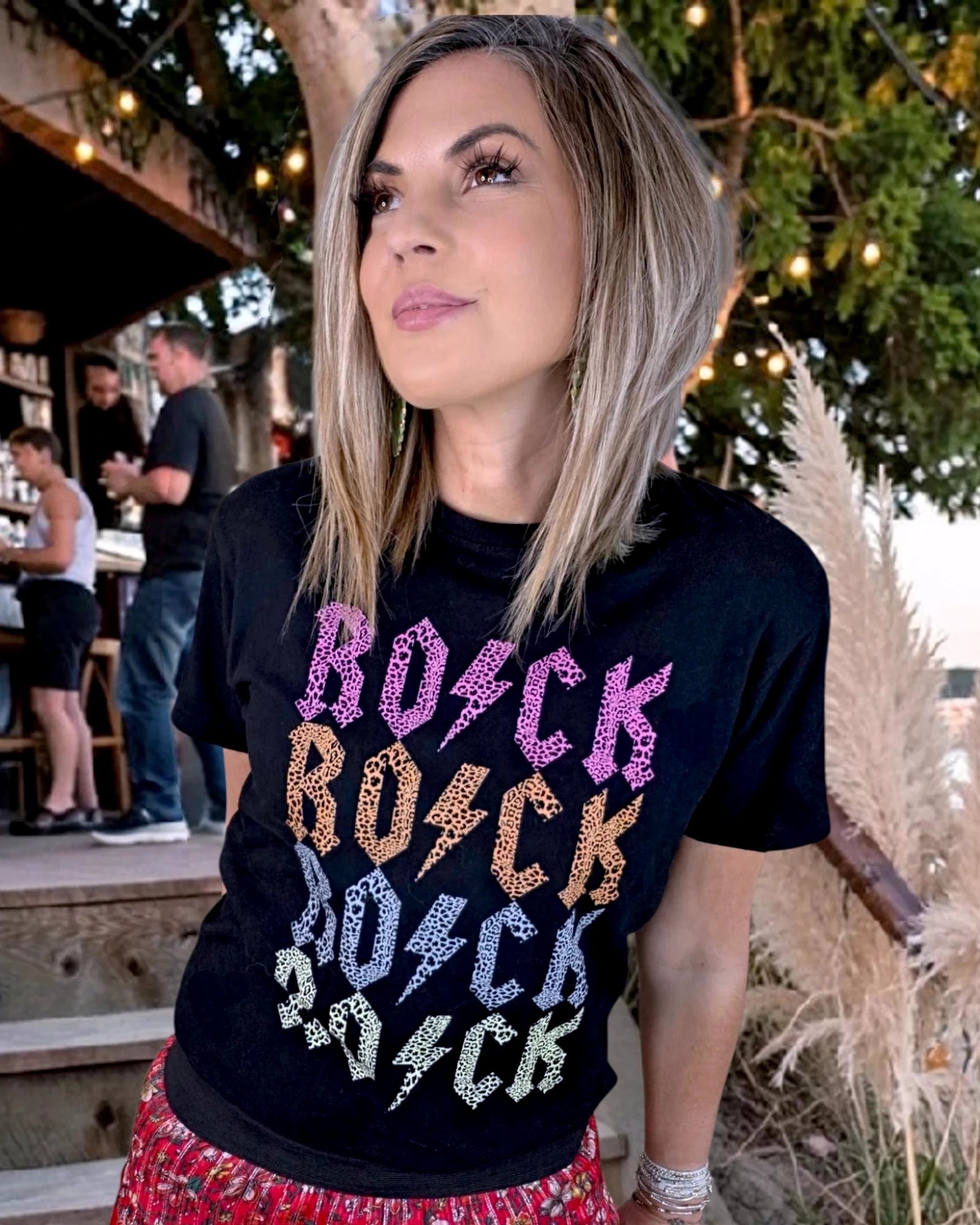 T-shirt noir Rock - 𝐌𝐚𝐫𝐢𝐧𝐚𝟒𝟒𝐟𝐚𝐦𝐢𝐥𝐲