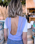T-shirt blanc bi-matière - 𝐌𝐚𝐫𝐢𝐧𝐚𝟒𝟒𝐟𝐚𝐦𝐢𝐥𝐲