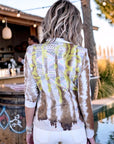 Veste cintrée tie and dye munie de strass au dos. - 𝐌𝐚𝐫𝐢𝐧𝐚𝟒𝟒𝐟𝐚𝐦𝐢𝐥𝐲