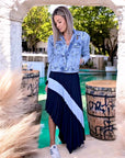 Veste en jean endlessy avec écussons - 𝐌𝐚𝐫𝐢𝐧𝐚𝟒𝟒𝐟𝐚𝐦𝐢𝐥𝐲