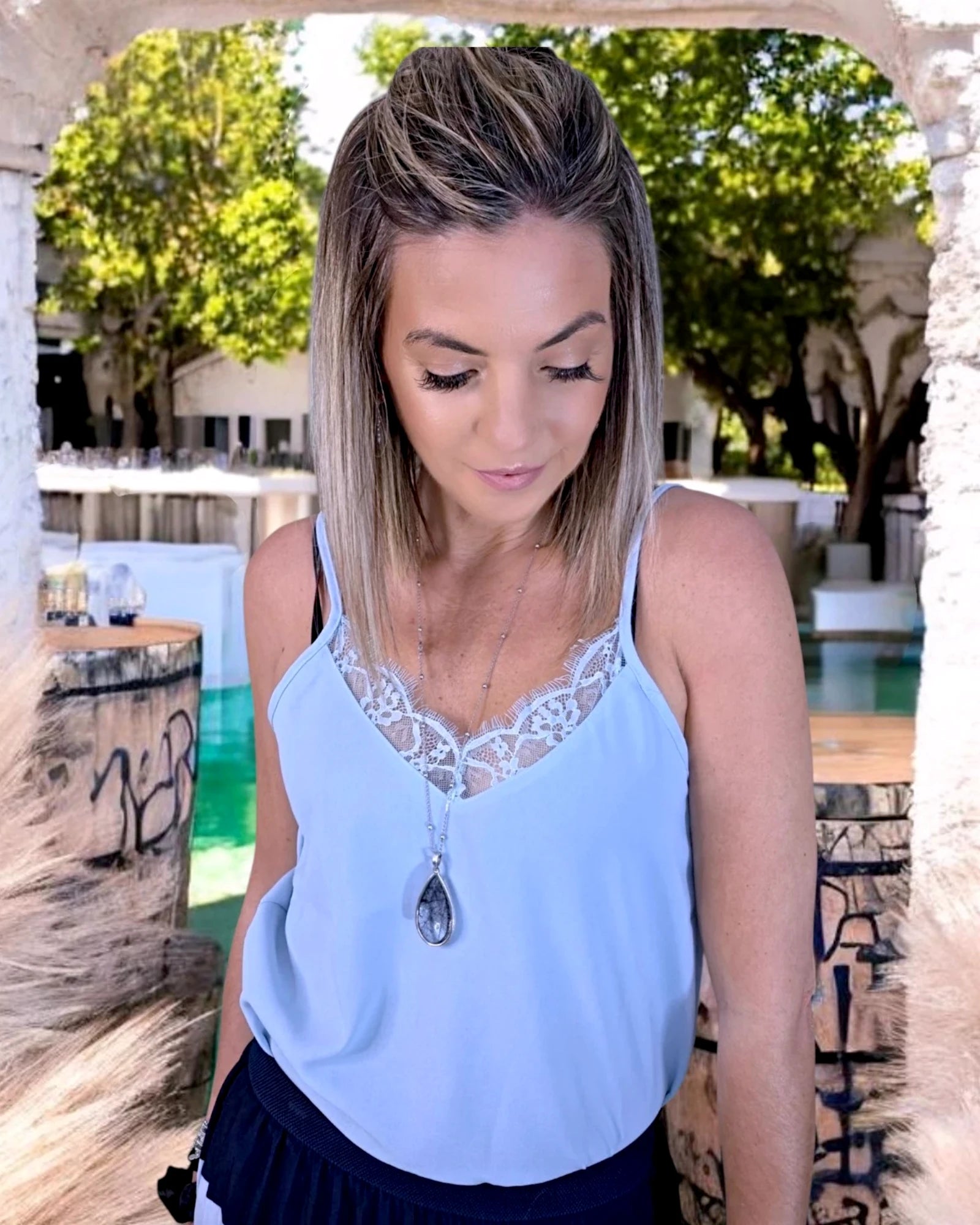 Débardeur Léa bleu ciel - 𝐌𝐚𝐫𝐢𝐧𝐚𝟒𝟒𝐟𝐚𝐦𝐢𝐥𝐲