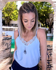 Débardeur Léa bleu ciel - 𝐌𝐚𝐫𝐢𝐧𝐚𝟒𝟒𝐟𝐚𝐦𝐢𝐥𝐲