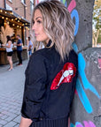 Veste noire en jean - 𝐌𝐚𝐫𝐢𝐧𝐚𝟒𝟒𝐟𝐚𝐦𝐢𝐥𝐲