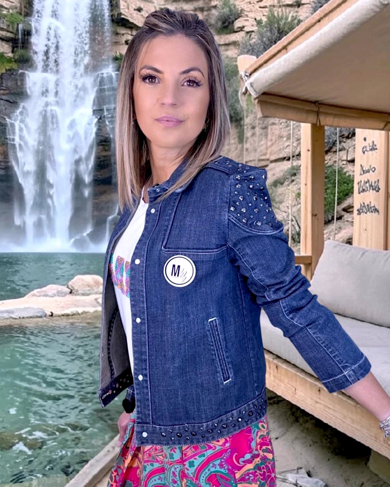 Veste originale en jean bleu brut - 𝐌𝐚𝐫𝐢𝐧𝐚𝟒𝟒𝐟𝐚𝐦𝐢𝐥𝐲