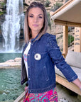 Veste originale en jean bleu brut - 𝐌𝐚𝐫𝐢𝐧𝐚𝟒𝟒𝐟𝐚𝐦𝐢𝐥𝐲