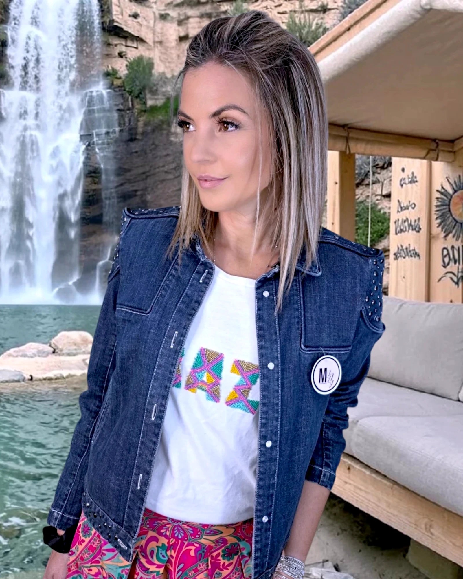 Veste originale en jean bleu brut - 𝐌𝐚𝐫𝐢𝐧𝐚𝟒𝟒𝐟𝐚𝐦𝐢𝐥𝐲