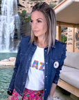 Veste originale en jean bleu brut - 𝐌𝐚𝐫𝐢𝐧𝐚𝟒𝟒𝐟𝐚𝐦𝐢𝐥𝐲