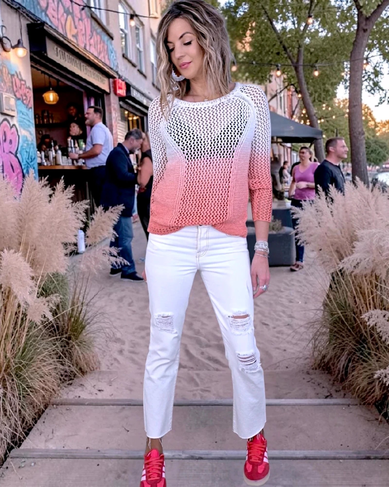 Pull ajouré tie and dye - 𝐌𝐚𝐫𝐢𝐧𝐚𝟒𝟒𝐟𝐚𝐦𝐢𝐥𝐲