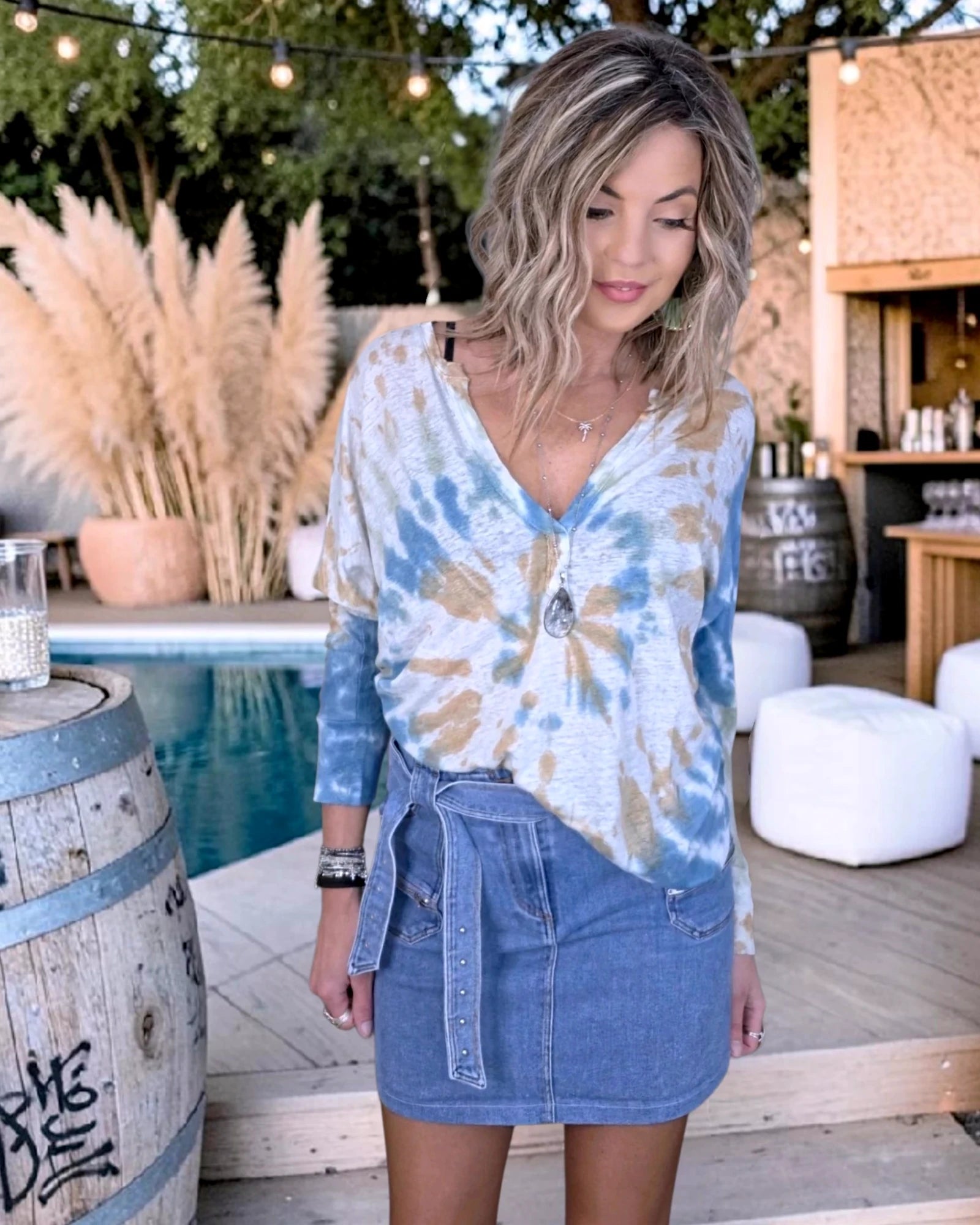 Haut tie and dye - 𝐌𝐚𝐫𝐢𝐧𝐚𝟒𝟒𝐟𝐚𝐦𝐢𝐥𝐲