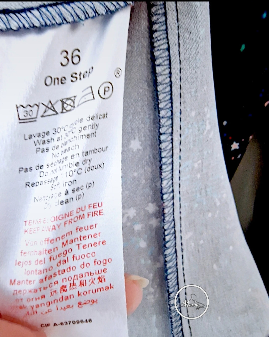 Robe portefeuille nuit                            ONE STEP - 𝐌𝐚𝐫𝐢𝐧𝐚𝟒𝟒𝐟𝐚𝐦𝐢𝐥𝐲