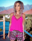 Débardeur Léa fuchsia