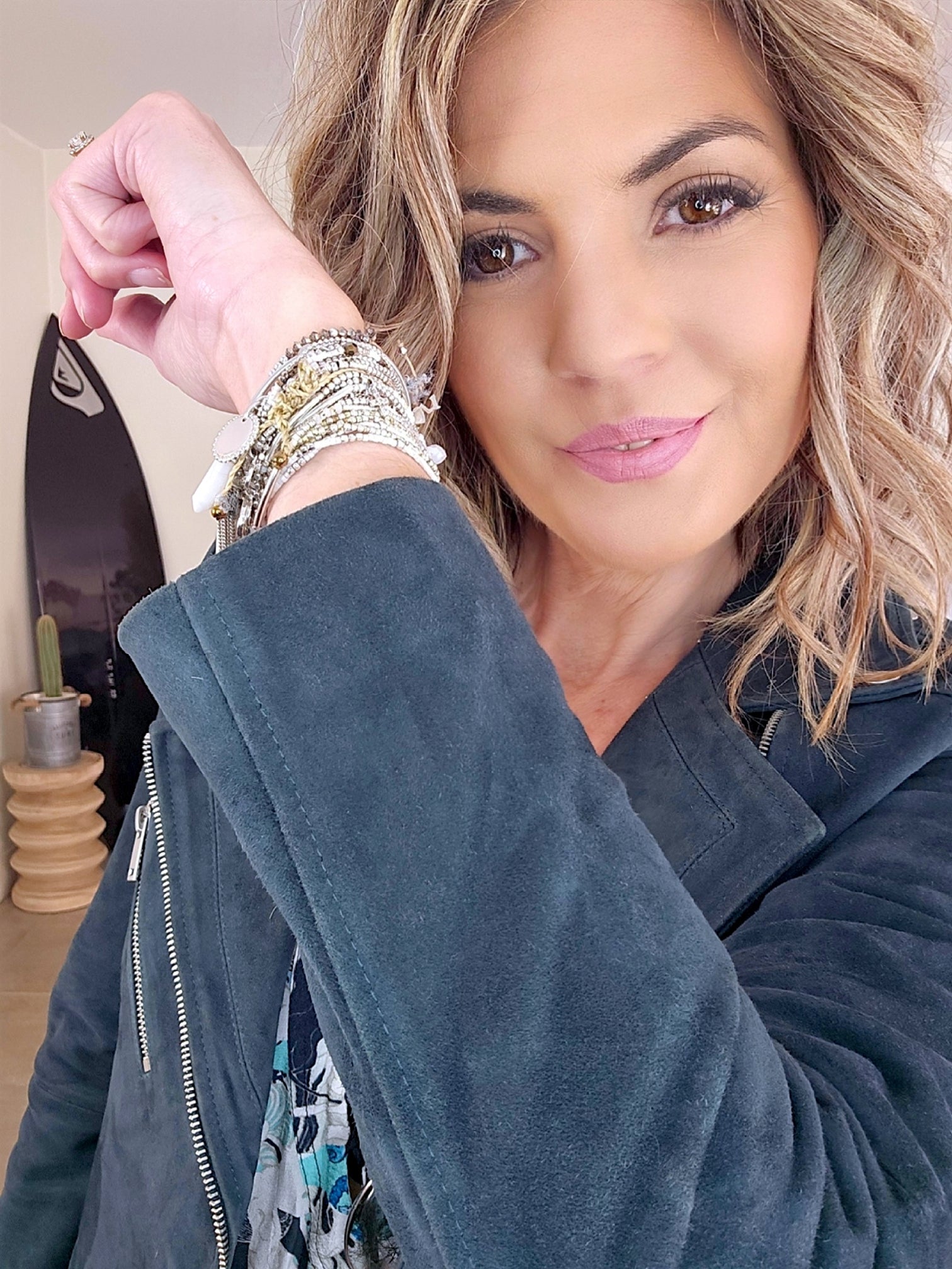 Perfecto 100% cuir bleu pétrole - 𝐌𝐚𝐫𝐢𝐧𝐚𝟒𝟒𝐟𝐚𝐦𝐢𝐥𝐲