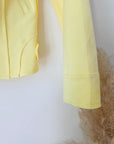 Perfecto suédine jaune fluo