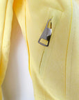 Perfecto suédine jaune fluo