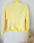 Perfecto suédine jaune fluo