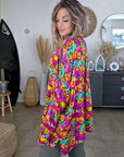 Chemise fluo à imprimé léopard - 𝐌𝐚𝐫𝐢𝐧𝐚𝟒𝟒𝐟𝐚𝐦𝐢𝐥𝐲