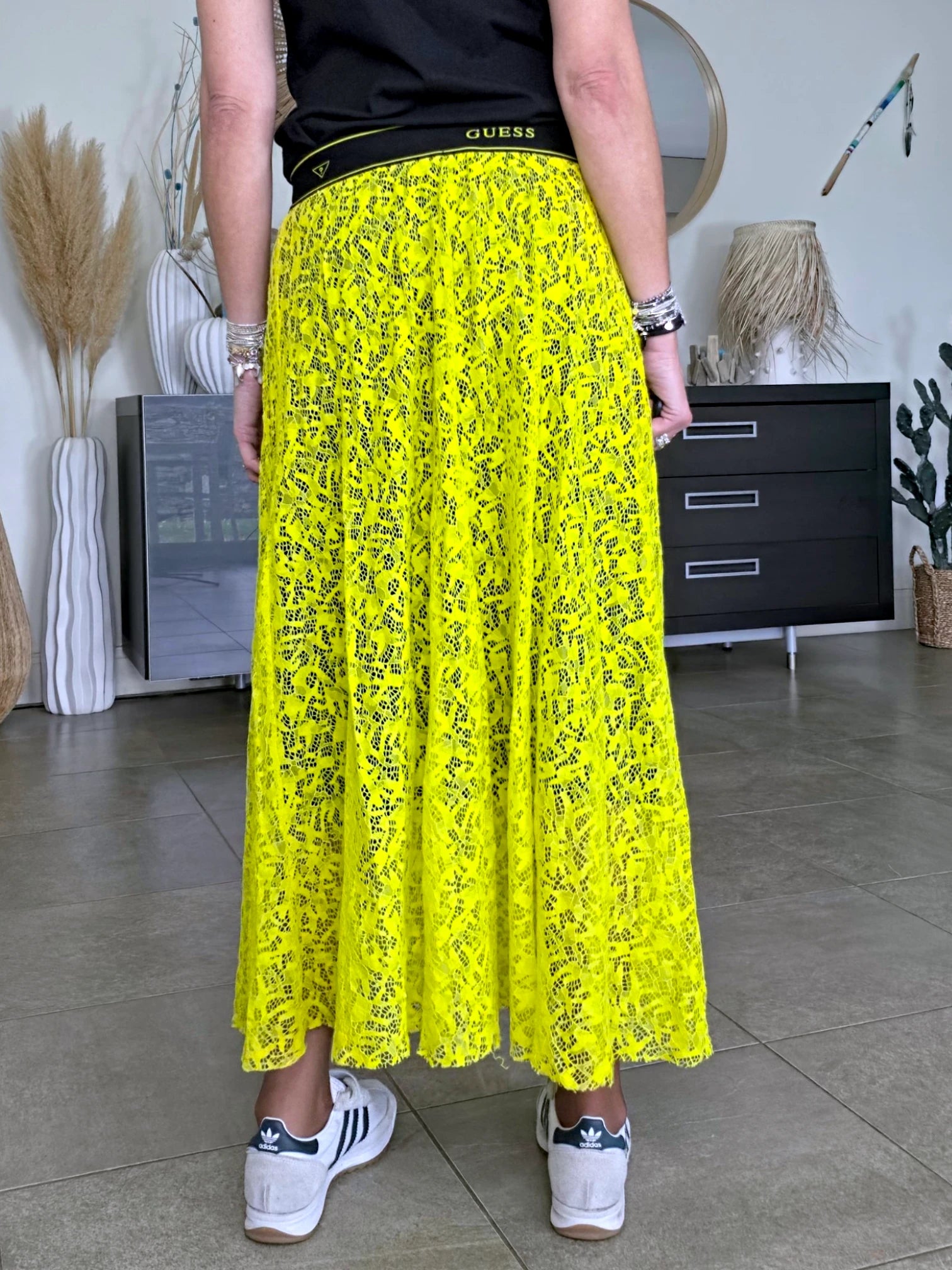 Jupe jaune en dentelle - 𝐌𝐚𝐫𝐢𝐧𝐚𝟒𝟒𝐟𝐚𝐦𝐢𝐥𝐲