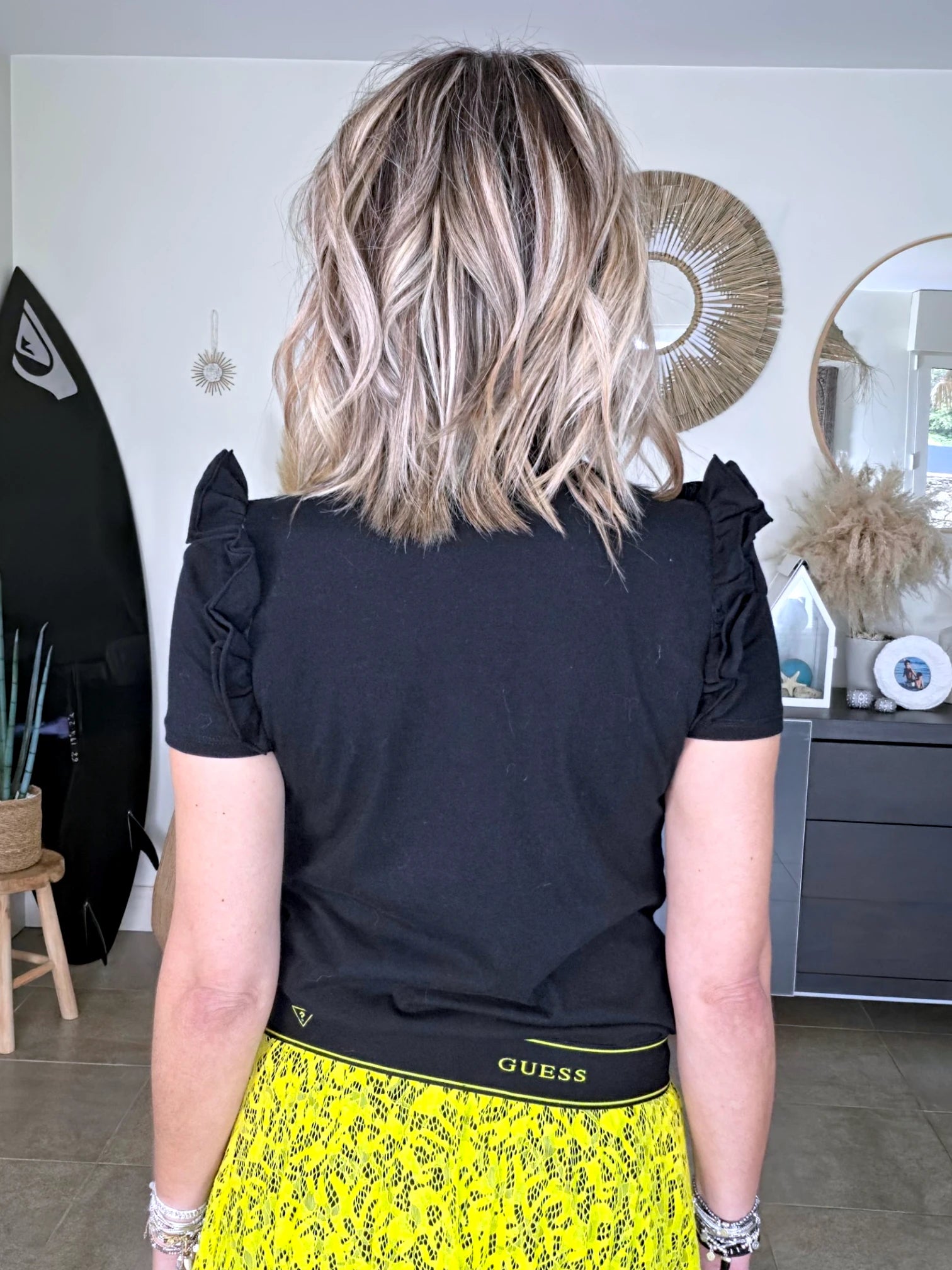 T-shirt noir en coton - 𝐌𝐚𝐫𝐢𝐧𝐚𝟒𝟒𝐟𝐚𝐦𝐢𝐥𝐲