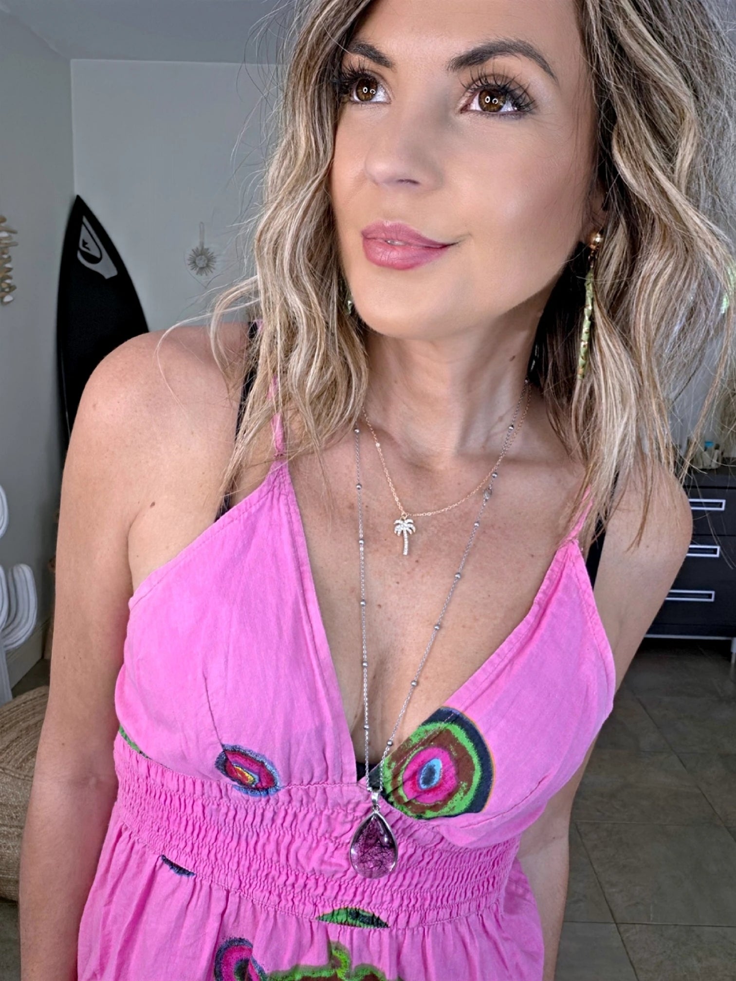 Débardeur rose à imprimé - 𝐌𝐚𝐫𝐢𝐧𝐚𝟒𝟒𝐟𝐚𝐦𝐢𝐥𝐲