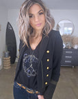 Veste officier noire - 𝐌𝐚𝐫𝐢𝐧𝐚𝟒𝟒𝐟𝐚𝐦𝐢𝐥𝐲