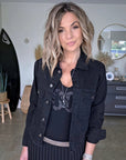 Veste noire en jean - 𝐌𝐚𝐫𝐢𝐧𝐚𝟒𝟒𝐟𝐚𝐦𝐢𝐥𝐲