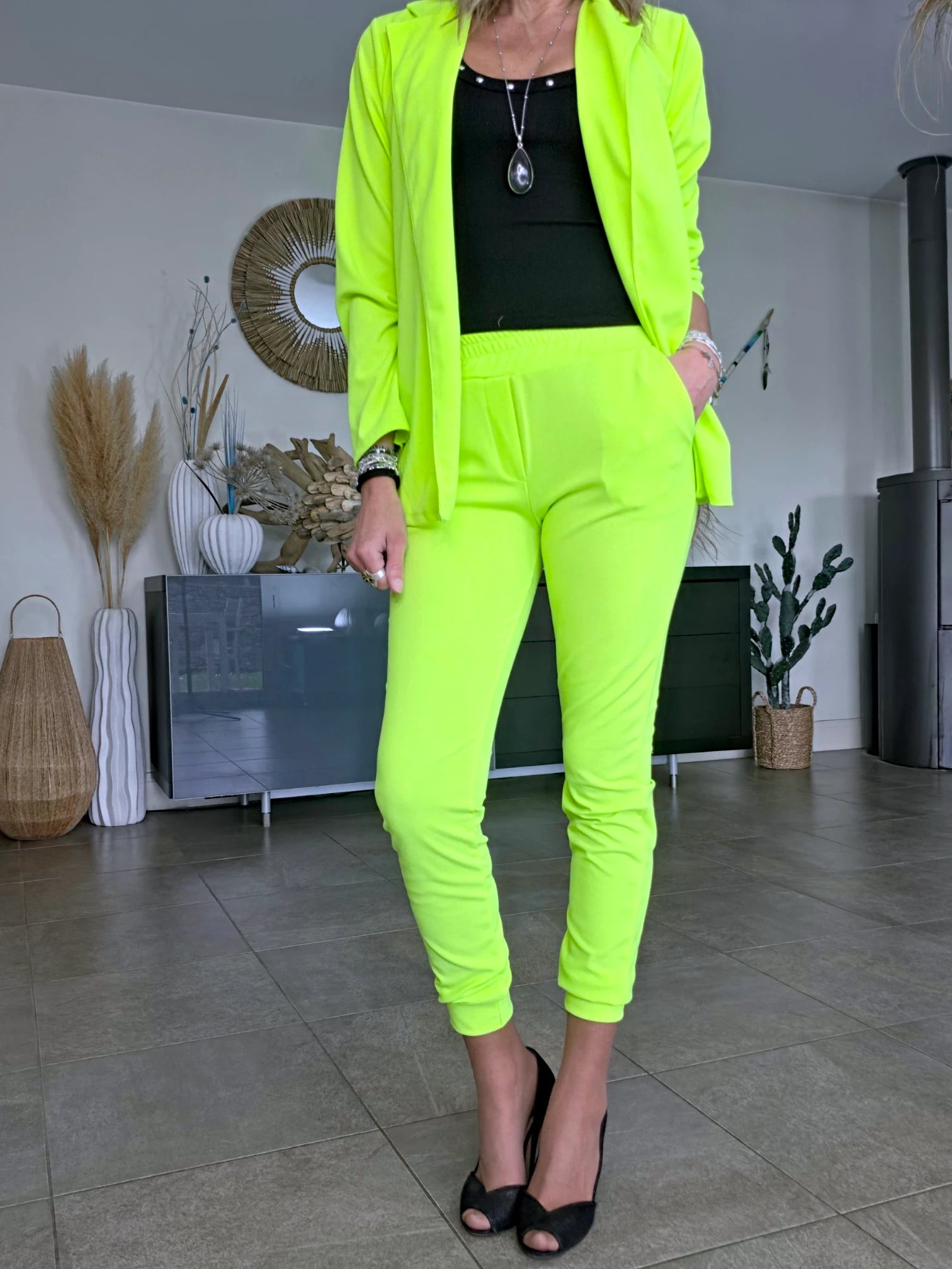 Ensemble veste & pantalon vert-jaune fluo - 𝐌𝐚𝐫𝐢𝐧𝐚𝟒𝟒𝐟𝐚𝐦𝐢𝐥𝐲