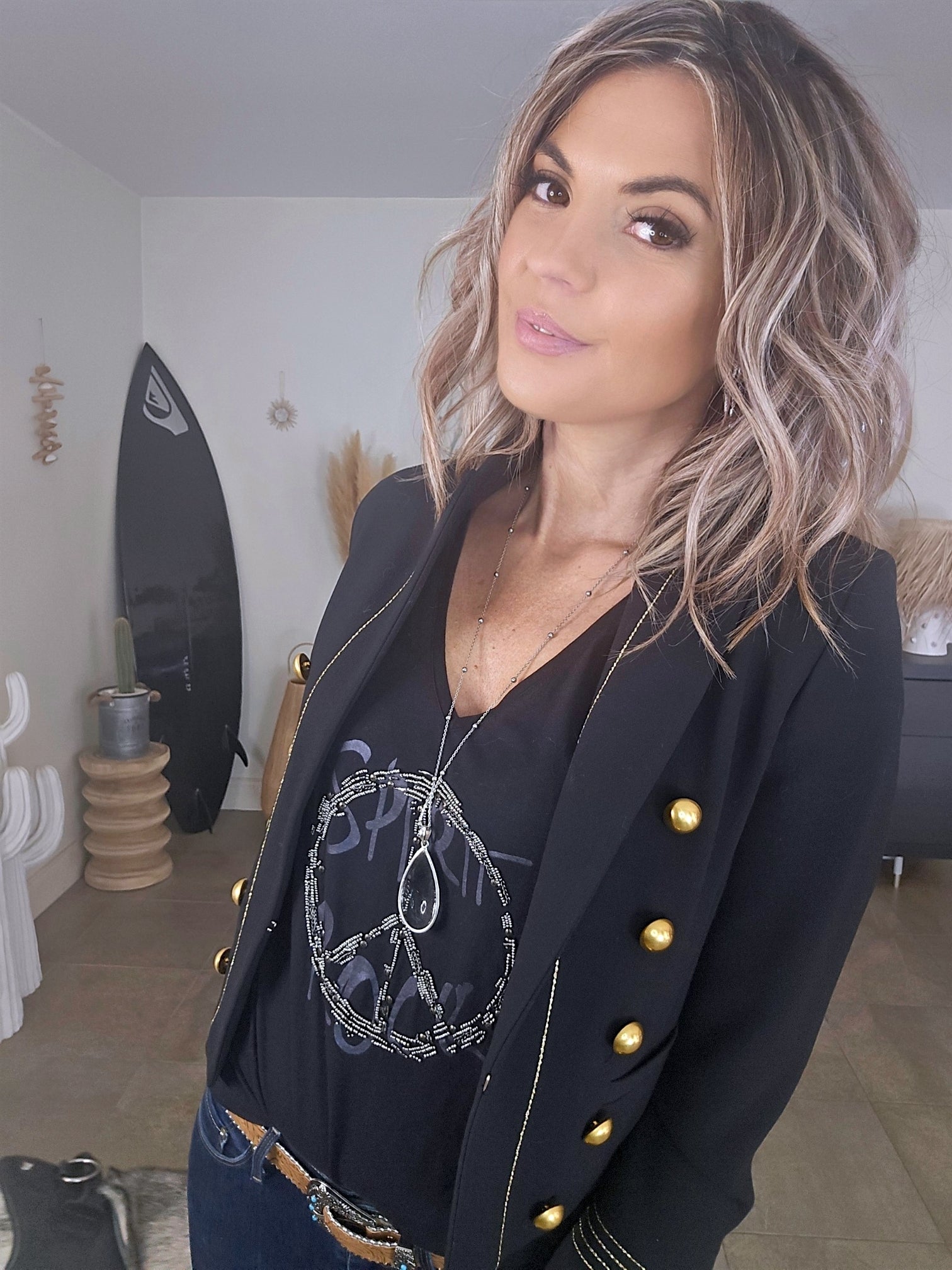Veste officier noire - 𝐌𝐚𝐫𝐢𝐧𝐚𝟒𝟒𝐟𝐚𝐦𝐢𝐥𝐲