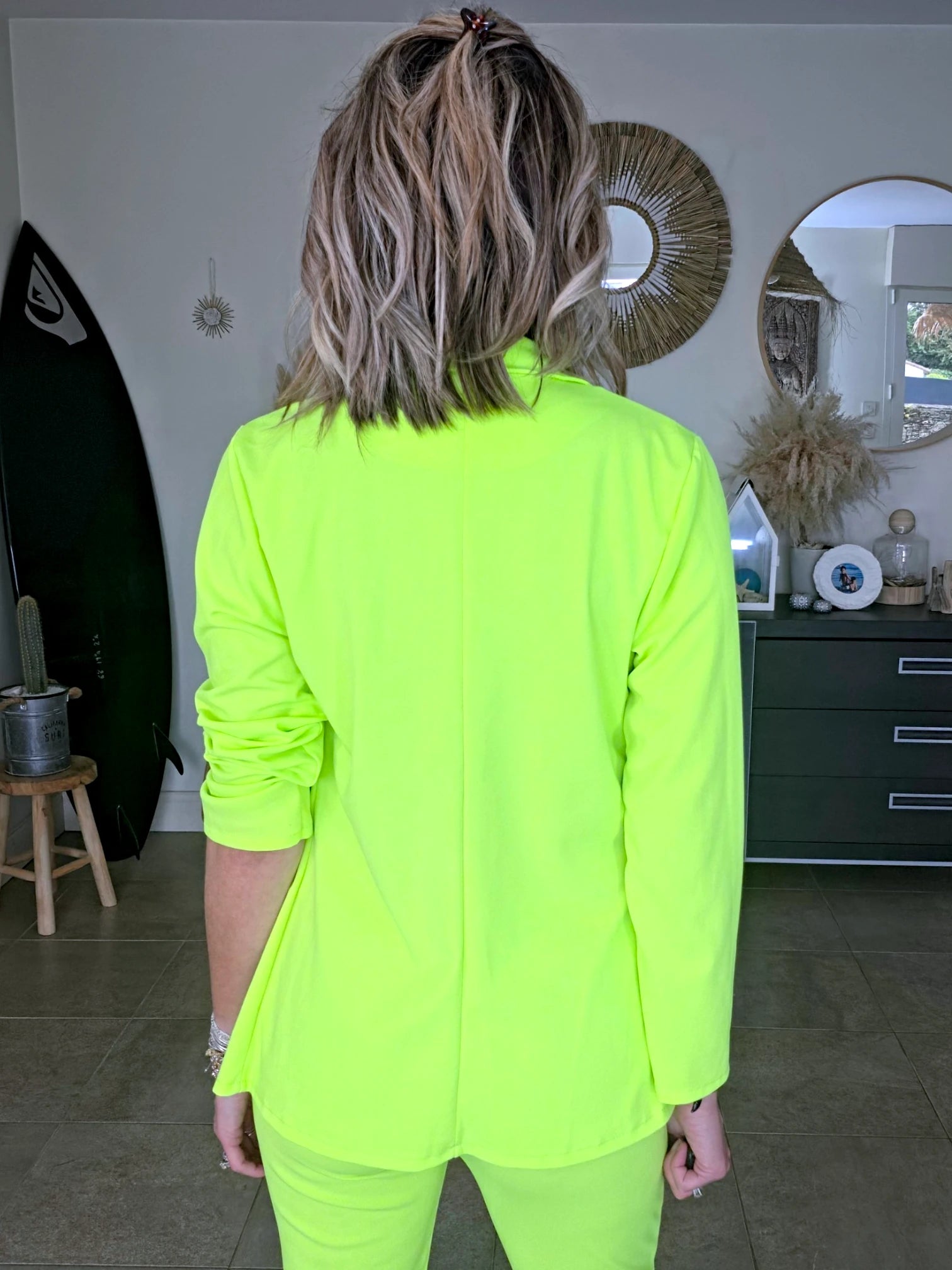 Ensemble veste &amp; pantalon vert-jaune fluo - 𝐌𝐚𝐫𝐢𝐧𝐚𝟒𝟒𝐟𝐚𝐦𝐢𝐥𝐲