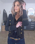 Veste officier noire - 𝐌𝐚𝐫𝐢𝐧𝐚𝟒𝟒𝐟𝐚𝐦𝐢𝐥𝐲