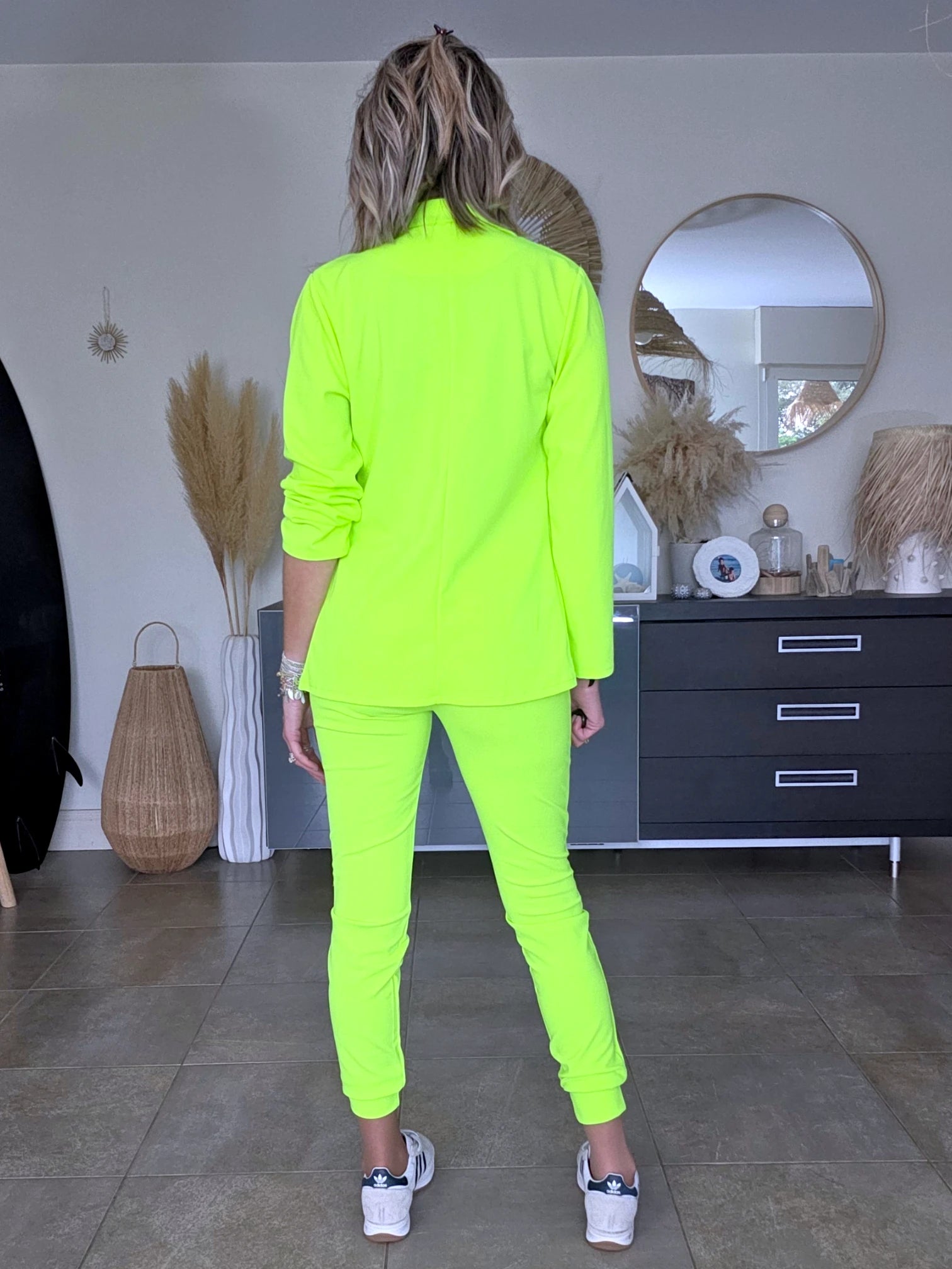 Ensemble veste &amp; pantalon vert-jaune fluo - 𝐌𝐚𝐫𝐢𝐧𝐚𝟒𝟒𝐟𝐚𝐦𝐢𝐥𝐲