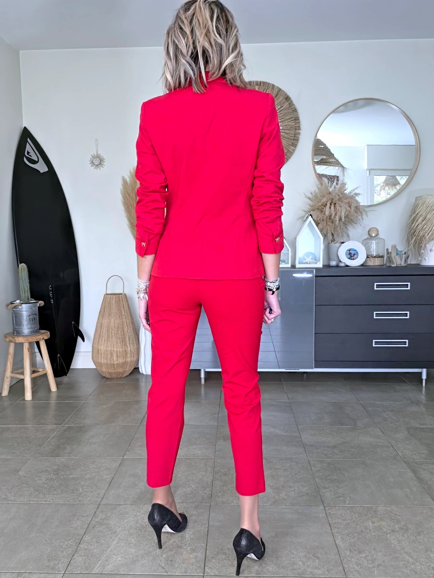 Ensemble veste & pantalon red - 𝐌𝐚𝐫𝐢𝐧𝐚𝟒𝟒𝐟𝐚𝐦𝐢𝐥𝐲