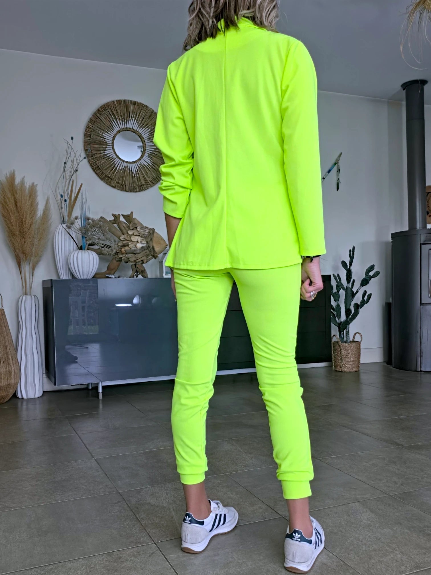 Ensemble veste &amp; pantalon vert-jaune fluo - 𝐌𝐚𝐫𝐢𝐧𝐚𝟒𝟒𝐟𝐚𝐦𝐢𝐥𝐲