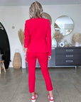 Ensemble veste & pantalon red - 𝐌𝐚𝐫𝐢𝐧𝐚𝟒𝟒𝐟𝐚𝐦𝐢𝐥𝐲