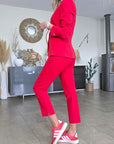 Ensemble veste & pantalon red - 𝐌𝐚𝐫𝐢𝐧𝐚𝟒𝟒𝐟𝐚𝐦𝐢𝐥𝐲