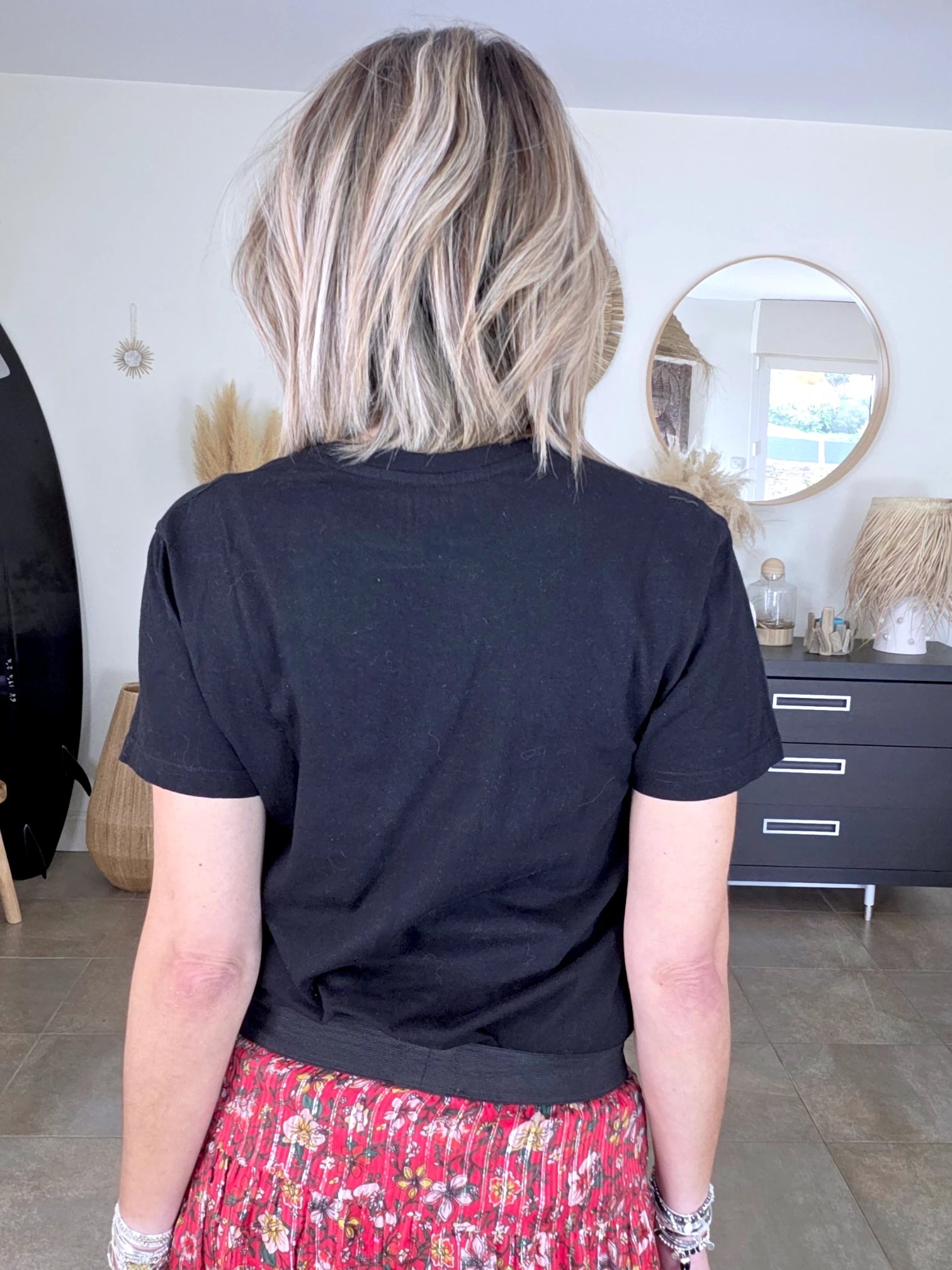 T-shirt noir Rock - 𝐌𝐚𝐫𝐢𝐧𝐚𝟒𝟒𝐟𝐚𝐦𝐢𝐥𝐲