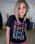 T-shirt noir Rock - 𝐌𝐚𝐫𝐢𝐧𝐚𝟒𝟒𝐟𝐚𝐦𝐢𝐥𝐲
