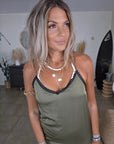 Robe nuisette kaki
