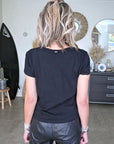 T-shirt noir à inscriptions militaires - 𝐌𝐚𝐫𝐢𝐧𝐚𝟒𝟒𝐟𝐚𝐦𝐢𝐥𝐲