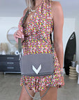 Sac 111 Lena tissu et cuir 2&1 kaki et camouflage
