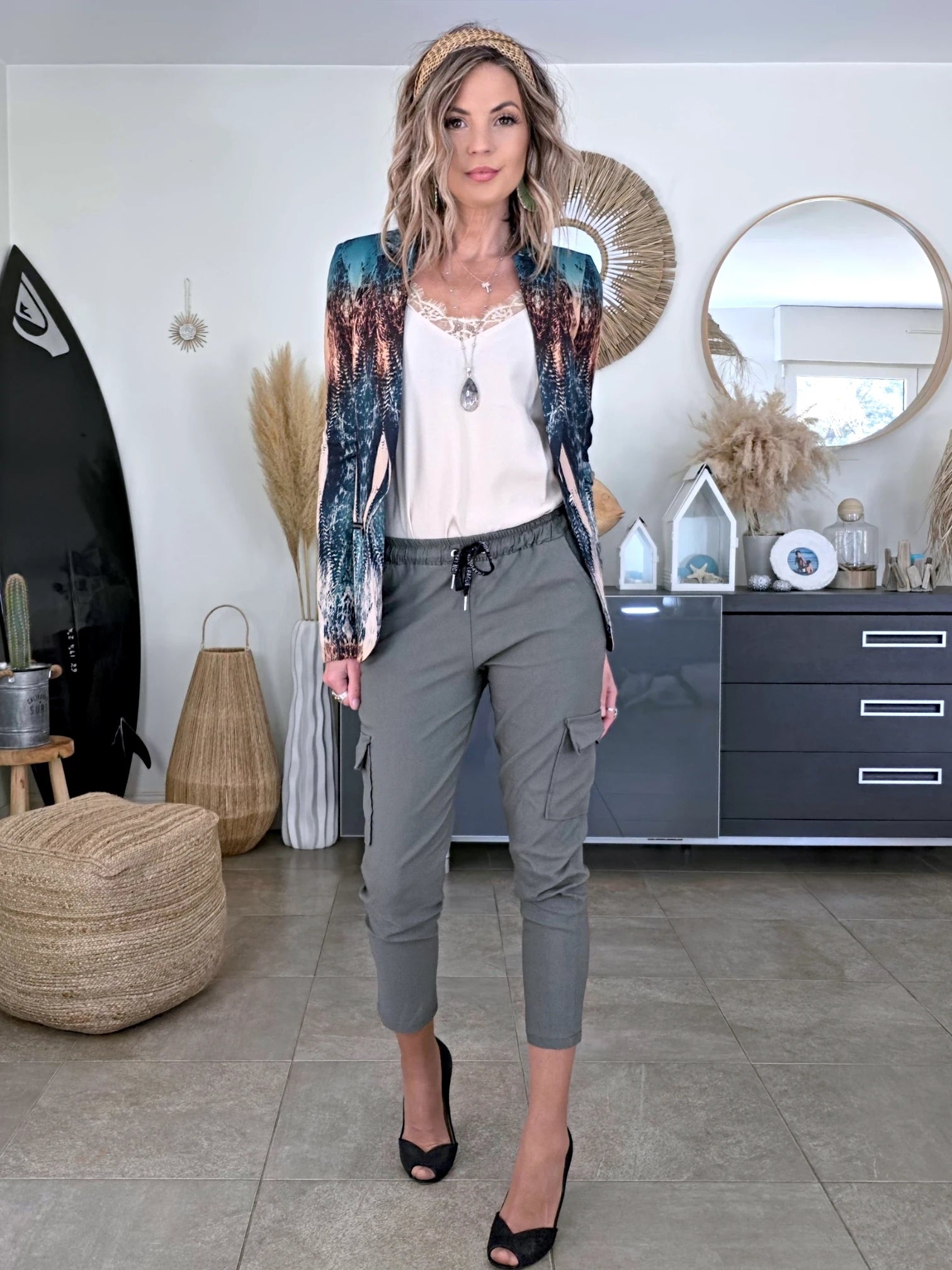 Pantalon cargo kaki - 𝐌𝐚𝐫𝐢𝐧𝐚𝟒𝟒𝐟𝐚𝐦𝐢𝐥𝐲